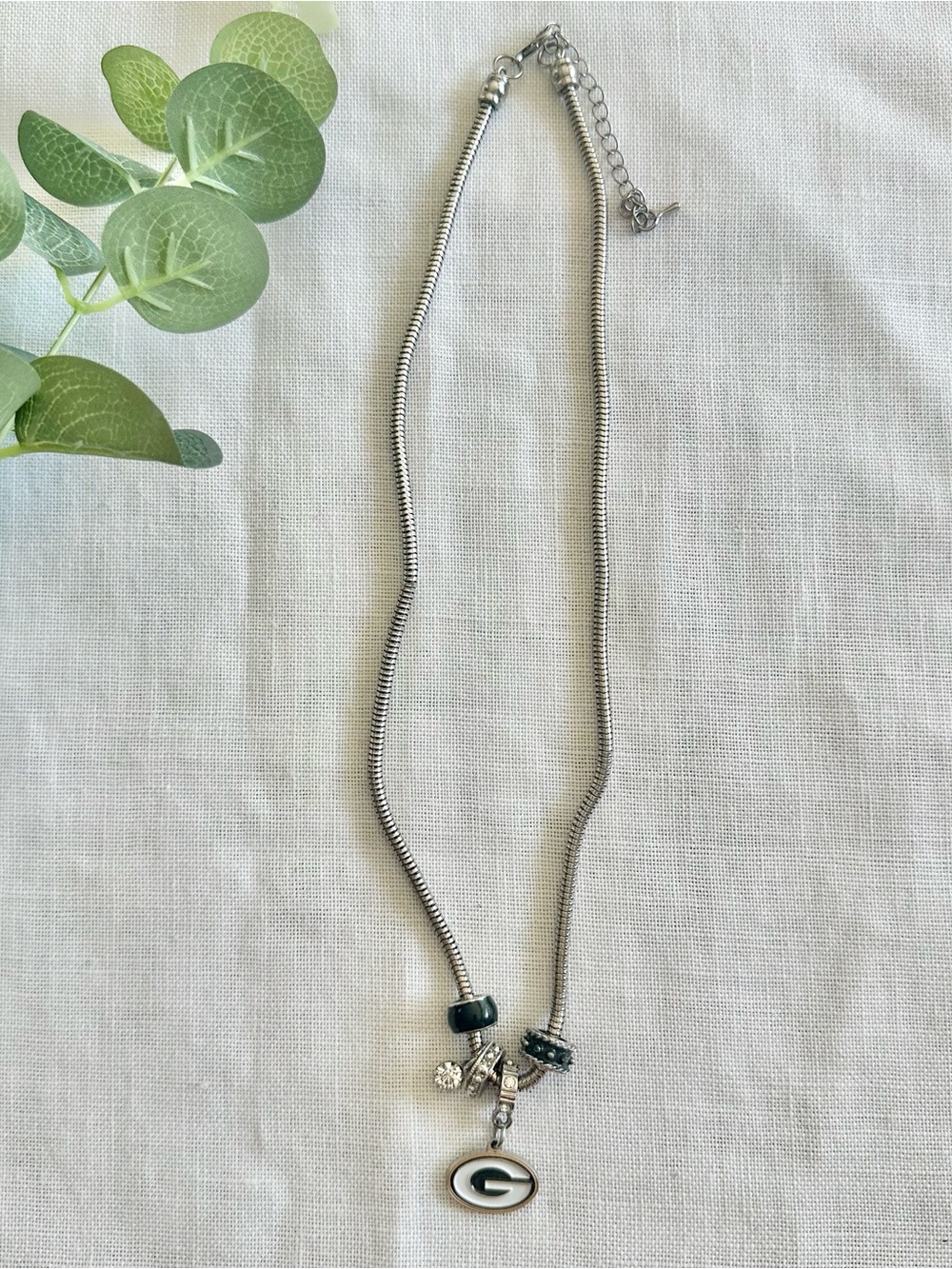 Siskiyou Sports NFL Green Bay Packers euro bead necklace
